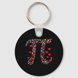 Chaveiro Camiseta do Dia dos Namorados de Matemática Pi Pro