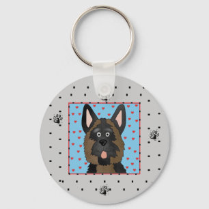 Chaveiro Camiseta e presentes do cão de german shepherd
