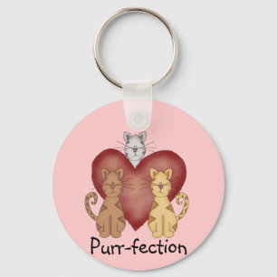 Chaveiro Camiseta e presentes do purr-fection dos gatos