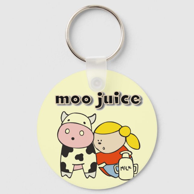 Chaveiro Camiseta e presentes do suco do MOO (Frente)