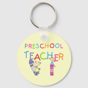Chaveiro Camiseta e presentes prées-escolar do professor