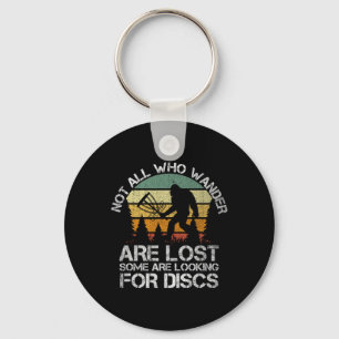 Chaveiro Camiseta engraçada de Disc Golf Bigfoot para homen
