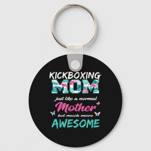 Chaveiro Camiseta engraçada de kickboxing para mães desport