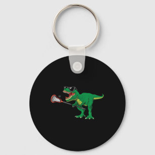 Chaveiro Camiseta engraçada de Lacrosse de T Rex para menin
