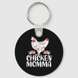 Chaveiro Camiseta engraçada de mãe galinha para mulheres di