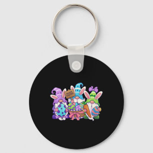 Chaveiro Camiseta engraçada de Páscoa para crianças Feliz P