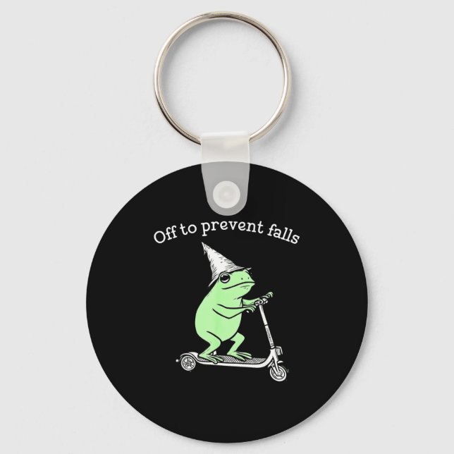 Chaveiro Camiseta engraçada prevenção de queda Spt Pta Enfe (Frente)