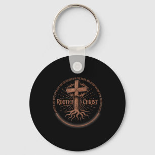 Chaveiro Camiseta Enraizada Em Cristo, Camiseta De Jesus, C