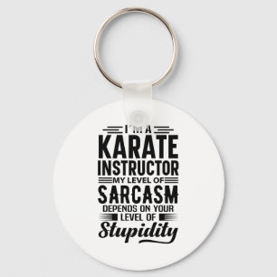 Chaveiro Camiseta Eu Sou Um Instrutor De Karate