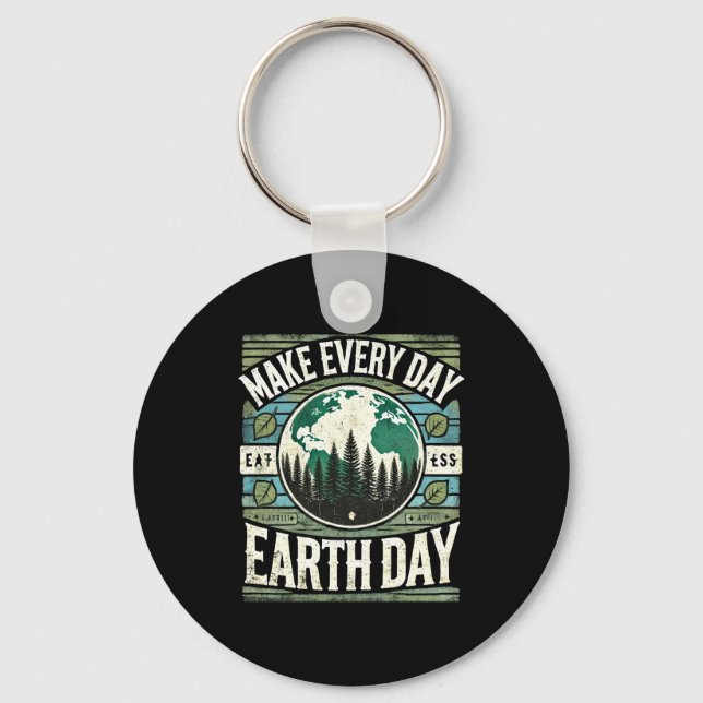 Chaveiro Camiseta Faça Todo Dia Dia Da Terra  (Frente)