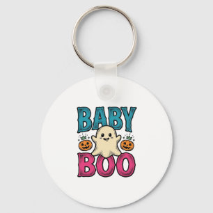 Chaveiro Camiseta Fantasma de Halloween Vintage Baby Boo De