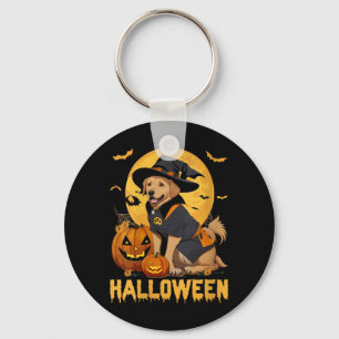 Chaveiro Camiseta feminina de Halloween com decote em V4