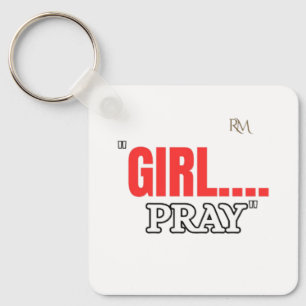 Chaveiro Camiseta Girl Pray   Camiseta Cristã Baseada na Fé