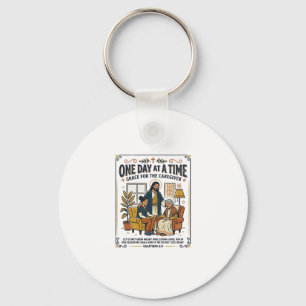 Chaveiro Camiseta Gráfica Jesus Cuidando Pais Idosos Cristã