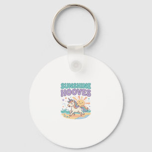 Chaveiro Camiseta Gráfica Tendência Cascos Unicórnio Luz So