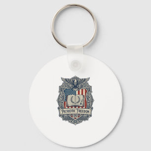 Chaveiro Camiseta Gráfica Vetorial do Clube do Livro Patrio