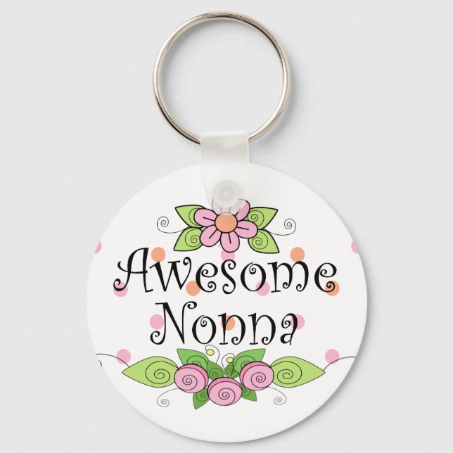Chaveiro Camiseta Incrível Nonna (Frente)
