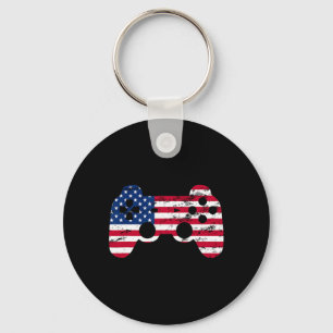 Chaveiro Camiseta Infantil Masculina 4 De Julho Bandeira Am