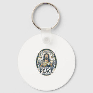 Chaveiro Camiseta Jesus Cupom Brechó Frugal Fé Baseado Desi