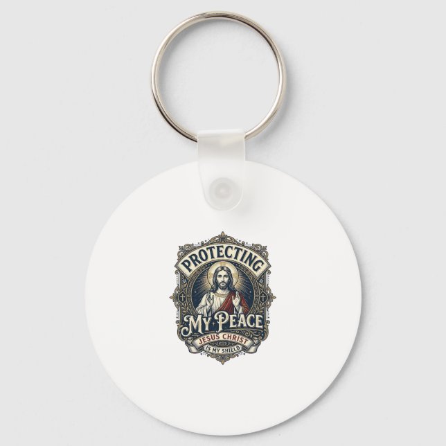 Chaveiro Camiseta Jesus Limites Auto Respeito Fé Baseada De (Frente)