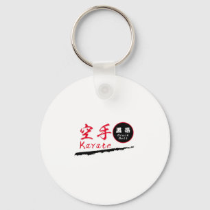 Chaveiro Camiseta Karate Faixa Preta