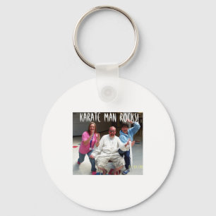 Chaveiro Camiseta Karate Man Rocks 