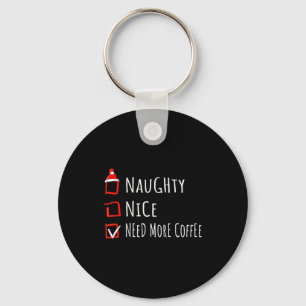 Chaveiro Camiseta Lista de Natal Precisa Mais Café Legal Il