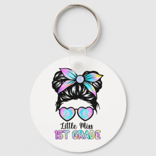 Chaveiro Camiseta Little Miss Primeiro Ano Meninas Volta às