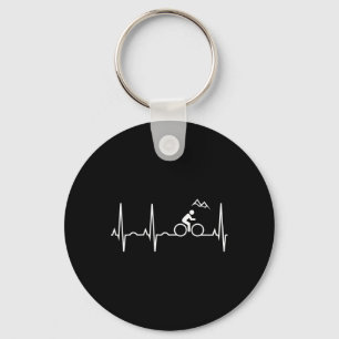 Chaveiro Camiseta Mountain Bike Heartbeat - Melhor Biciclet