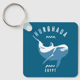 Chaveiro Camiseta Natação com Golfinhos Hurghada Egito