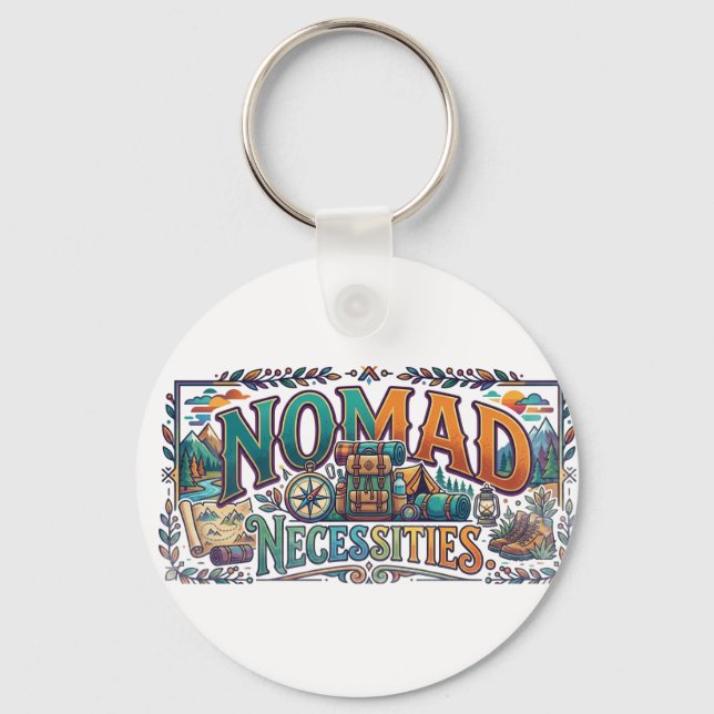 Chaveiro Camiseta Nomad Necessities (Frente)