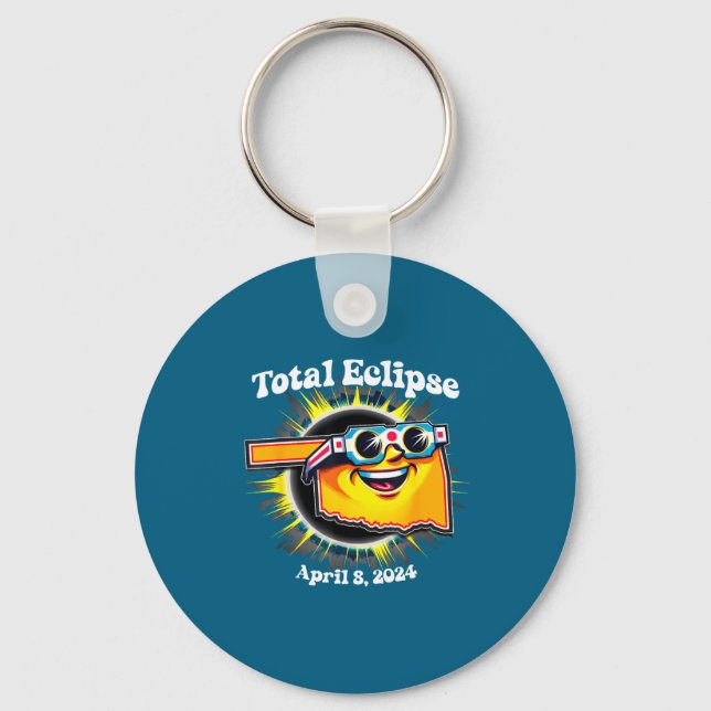 Chaveiro Camiseta Óculos Eclipse Oklahoma Eclipse Óculos So (Frente)