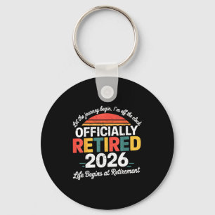 Chaveiro Camiseta Oficialmente Aposentado 2026 Aposentadori