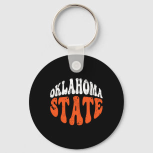 Chaveiro Camiseta Oklahoma State.retro Design Angustiado Vi