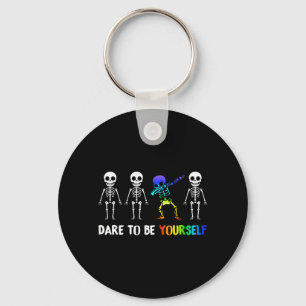 Chaveiro Camiseta Ouse Ser Você Mesmo _ Orgulho LGBT Fofo