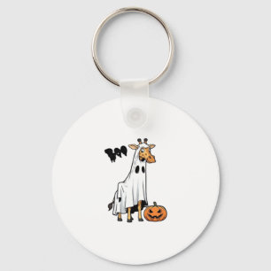 Chaveiro Camiseta Oversized de Halloween Giraffe Boo_1