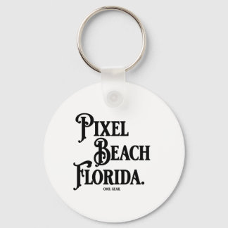 Chaveiro Camiseta Pixel Beach Florida