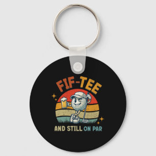 Chaveiro Camiseta Retro Fif Golfe Festa de Aniversário de 5