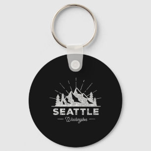 Chaveiro Camiseta Seattle Washington Wa Vintage Caminhada R