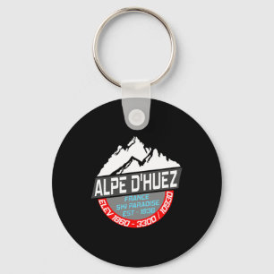 Chaveiro Camiseta Ski Alpe D'huez França Paraíso do Esqui