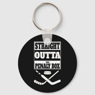 Chaveiro Camiseta Straight Outta Penalty Box – Funny Ice Ho