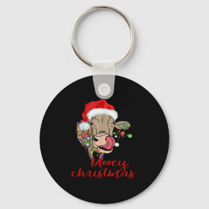 Chaveiro Camiseta Vaca De Natal Mooey Agricultor Bezerra Pr