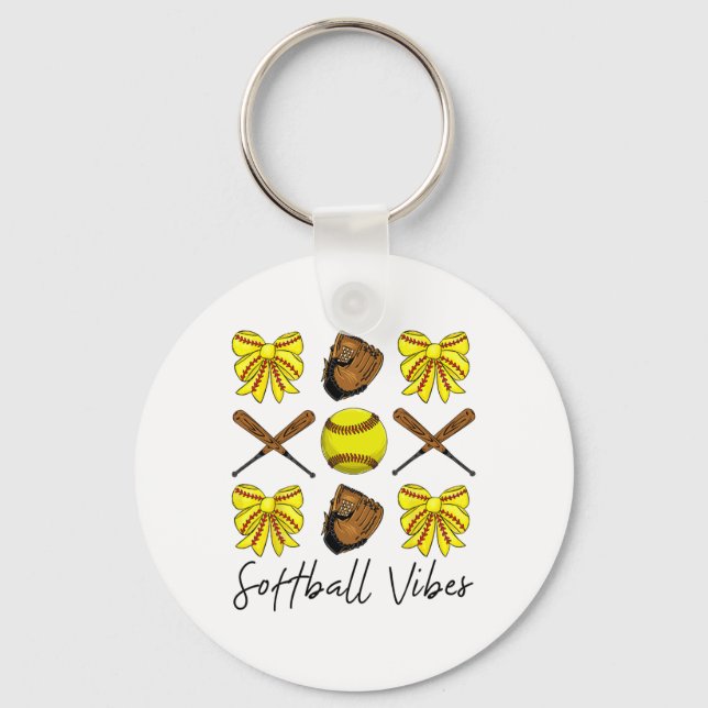 Chaveiro Camiseta Vibes Softll Dia de Jogo Softll Vida Mãe  (Frente)