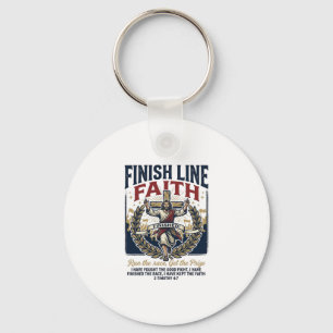 Chaveiro Camiseta Vintage Jesus Correndo Maratona Gráfica C