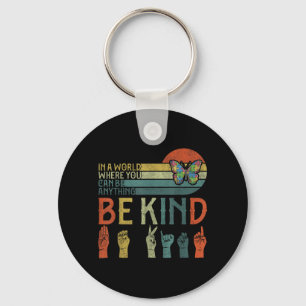 Chaveiro Camisetas Asl Seja Gentil Au Conscientização Borbo