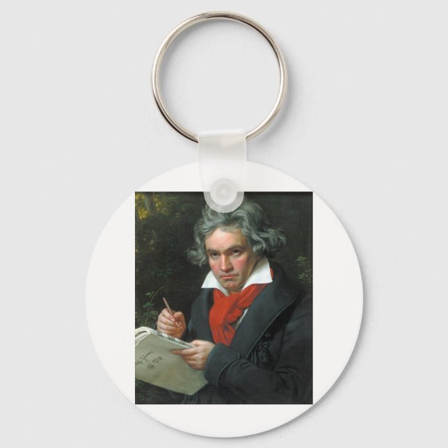 Chaveiro Camisetas Colecionáveis de Beethoven de Presente À (Frente)