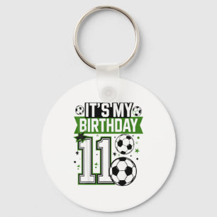 Chaveiro Camisetas de Aniversário 11 Futebol É Meu 11º Aniv