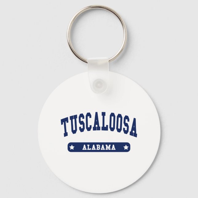 Chaveiro Camisetas de Estilo da Faculdade de Alabama Tuscal (Frente)
