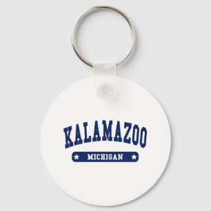 Chaveiro Camisetas de Estilo da Faculdade de Kalamazoo Mich