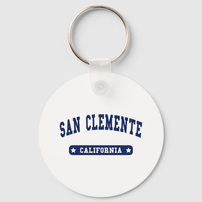 Chaveiro Camisetas de Estilo da Faculdade de San Clemente C (Frente)